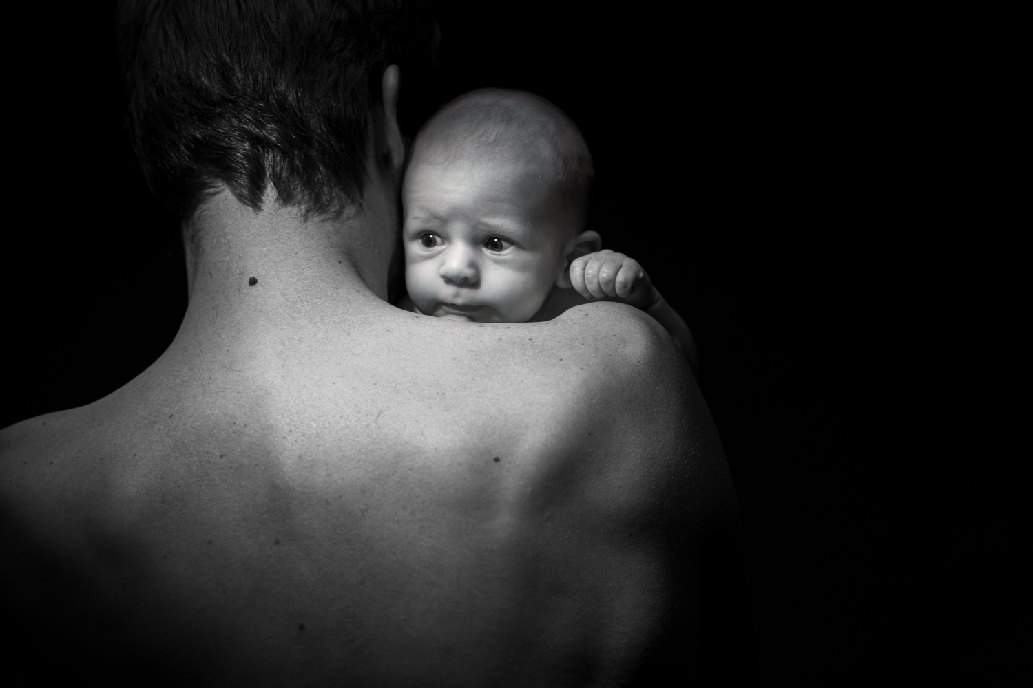 Photographe maternité studio Saint-Lô — Charlotte Nicolas Camille famille Normandie
