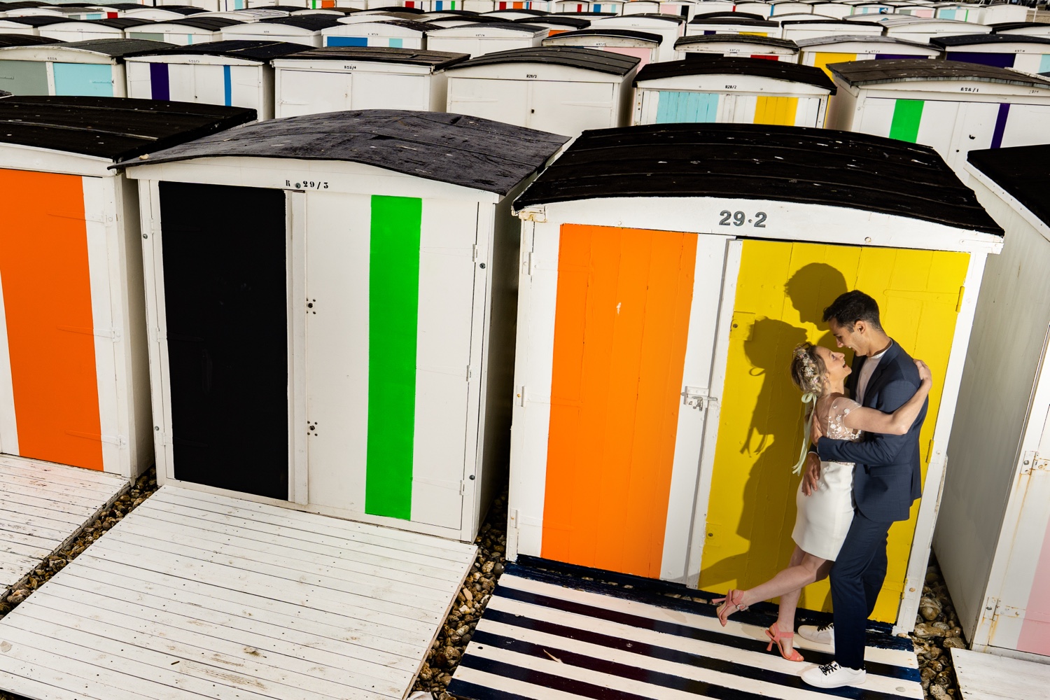 Photographe couple Seine-Maritime — séance couple Le Havre Andréa Steven Arnaud Chapelle