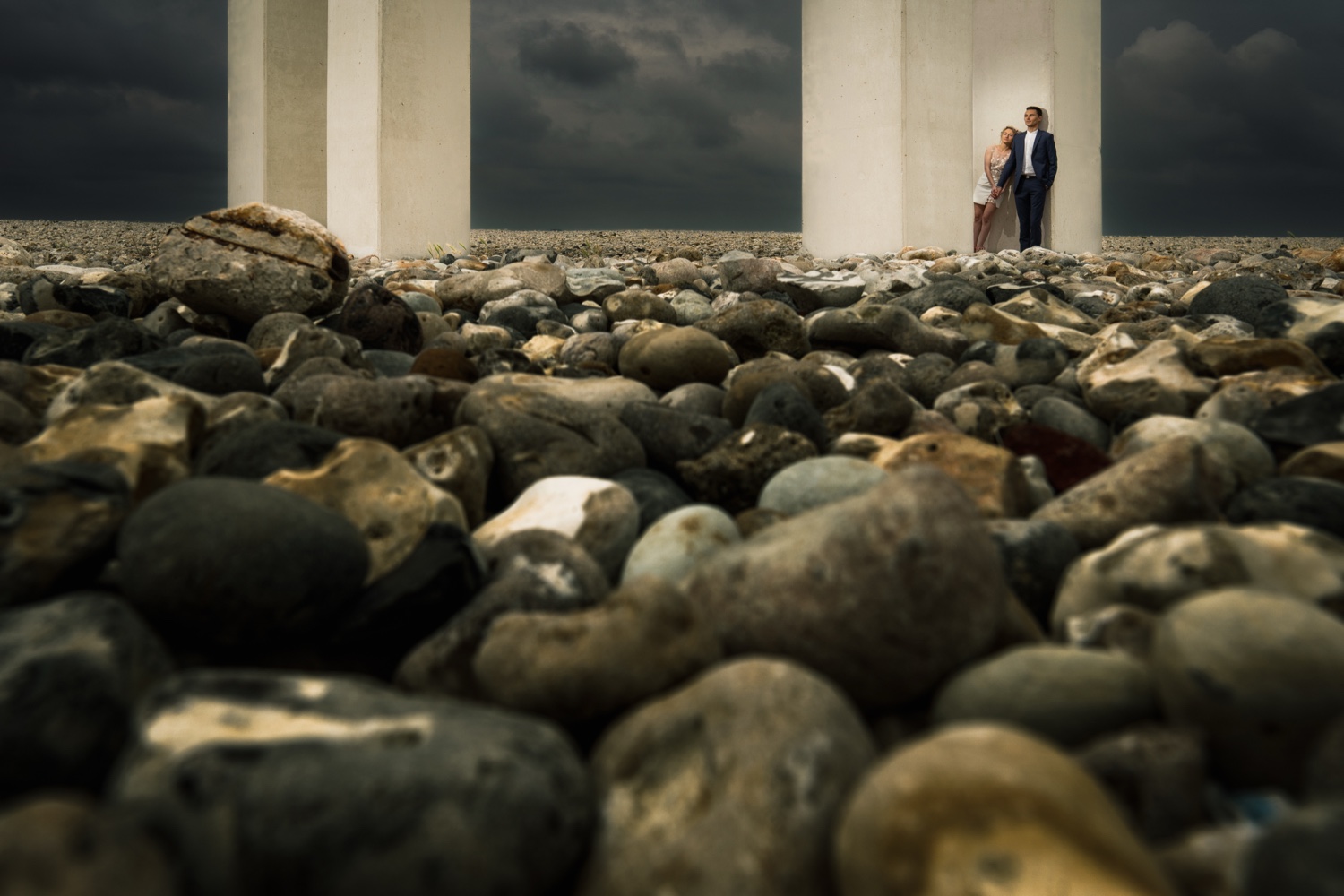 Photographe couple Le Havre — séance couple Seine-Maritime Andréa Steven Normandie