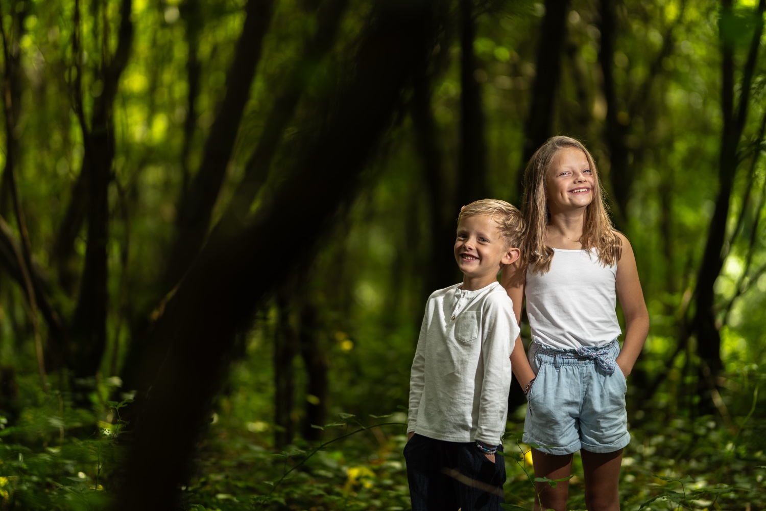 Séance famille forêt Manche — photographe famille Marigny Potigny Normandie Arnaud Chapelle