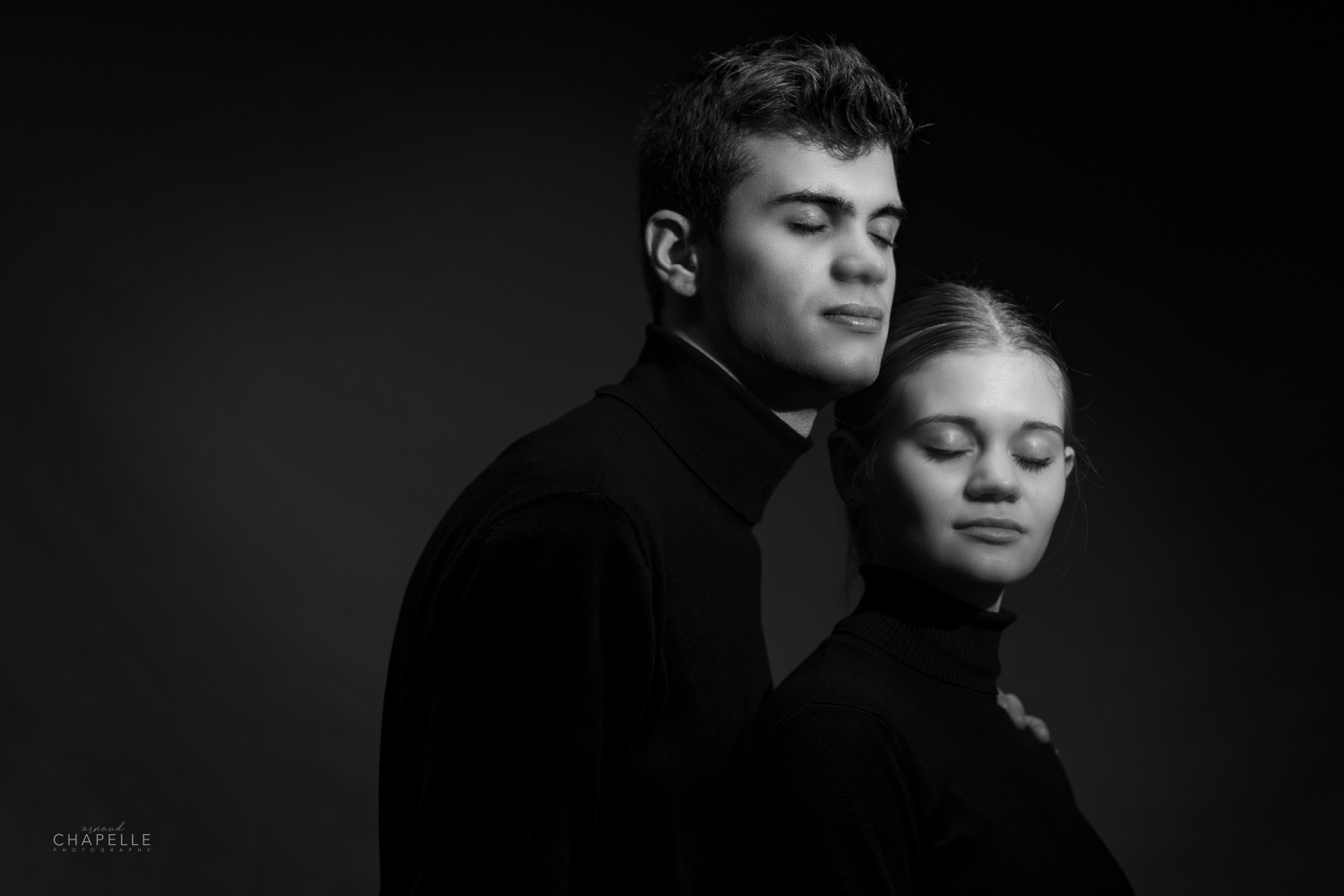 Studio enfants Saint-Lô — Louise Edgard portrait frère sœur Normandie Arnaud Chapelle