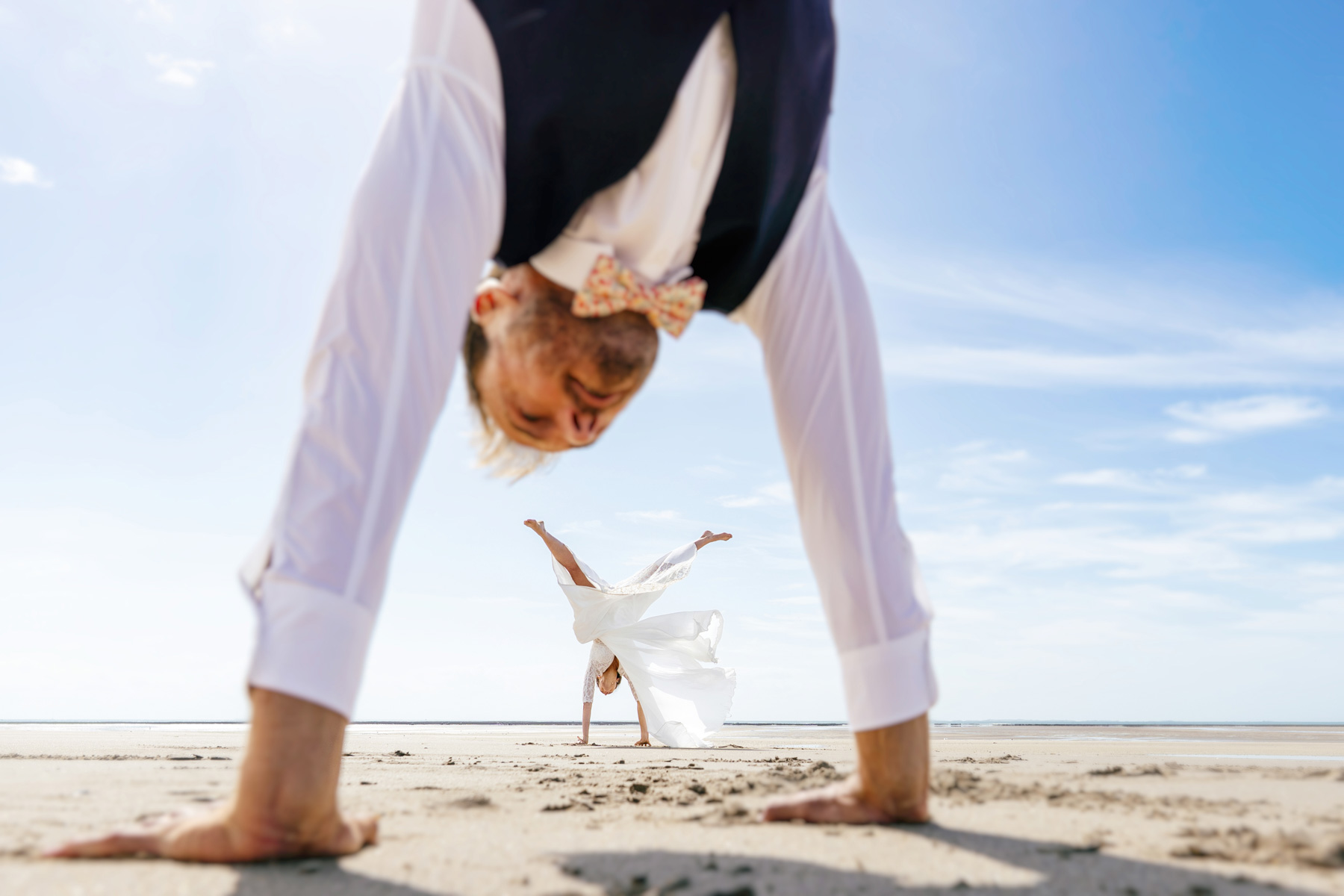 Séance couple Virginie et Olivier — bord de mer, La Vanlée, Manche