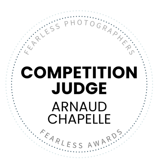 Badge officiel Competition Judge Fearless Photographers - Arnaud Chapelle